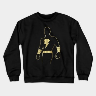 BLACK ADAM - Faux gold Crewneck Sweatshirt